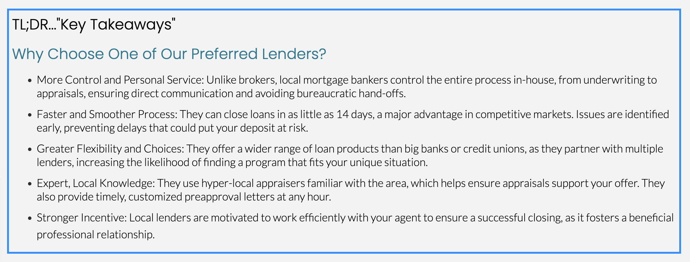 How To Choose An Appropriate Lender​