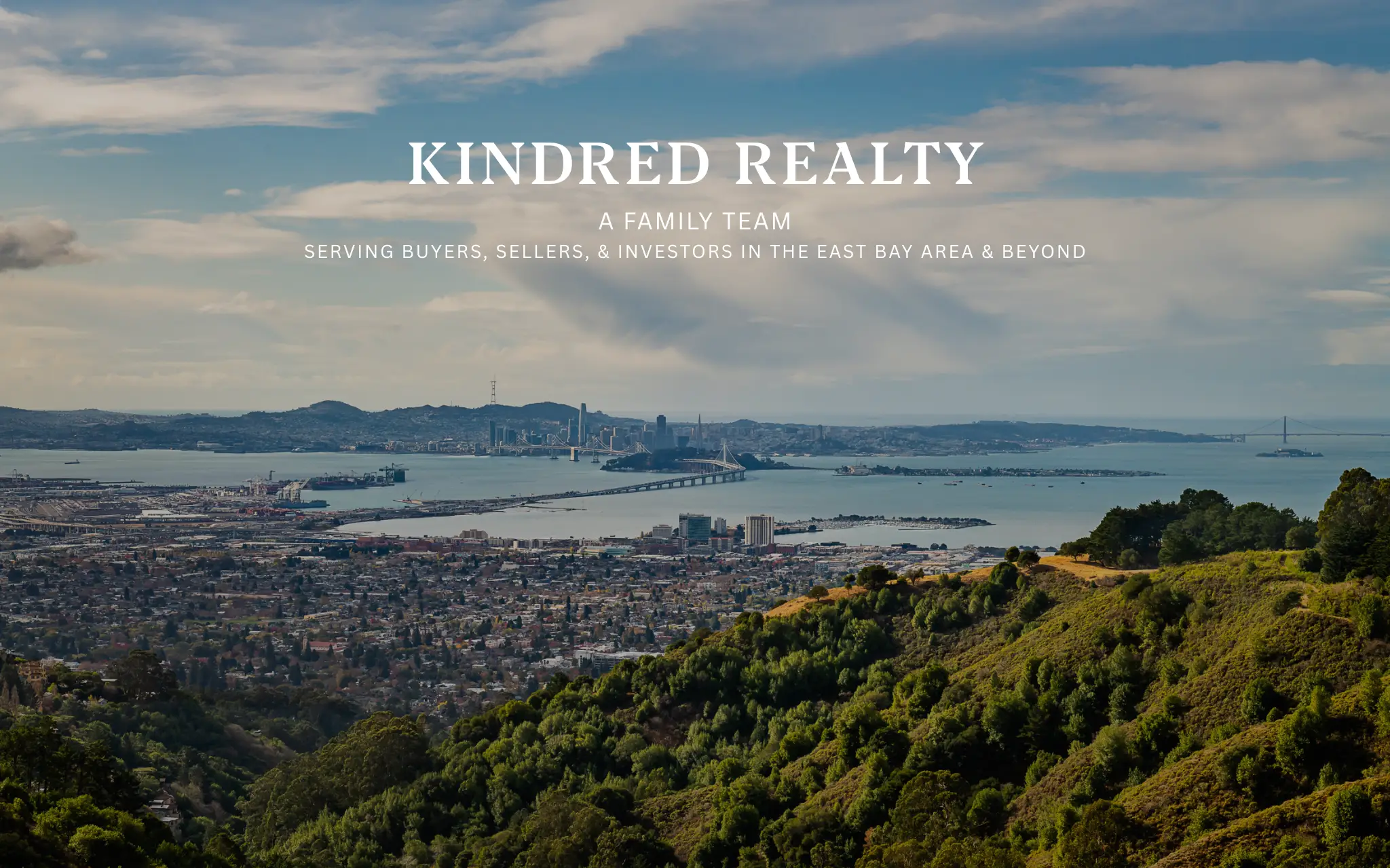 Panoramic San Francisco Bay view from Oakland Hills luxury real estate